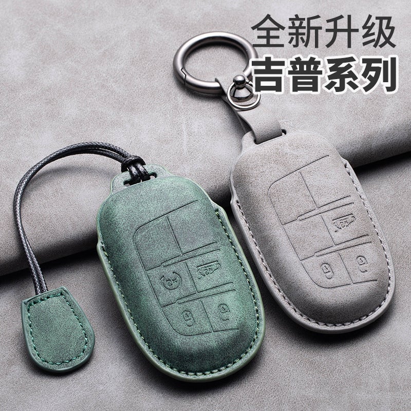 Suitable For Jeep Compass Key Cover Free Light Liberty Commander Phev Sheepba Key Protection - Image 5